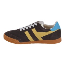 Gola Sneaker Elan 2025 mochabraun/gelb/ozeanblau Damen