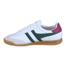 Gola Sneaker Torpedo Leder 2025 weiss/immergrün/pink Damen