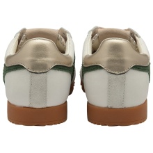 Gola Sneaker Elan Carnaby 2025 - Made in England - offweiss/rosa/immergrün Damen