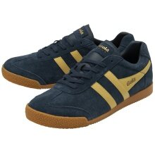 Gola Sneaker Harrier Suede-Leder 2025 navyblau/gelb Herren