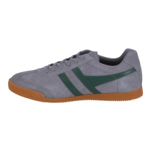 Gola Sneaker Harrier Suede-Leder 2025 zementgrau/immergrün Herren