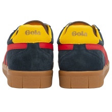 Gola Sneaker Hurricane Suede navyblau/rot/sonnengelb Herren