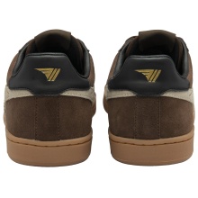 Gola Sneaker Equipe II Suede-Leder 2025 otterbraun/hellbraun/schwarz Herren