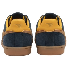 Gola Sneaker Equipe II Suede-Leder 2024 navyblau/braun/gelb Herren