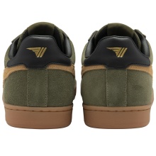 Gola Sneaker Equipe II Suede-Leder 2025 khakigrün/braun/schwarz Herren