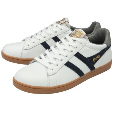 Gola Sneaker Equipe II Leder 2025 weiss/navyblau/zementgrau Herren