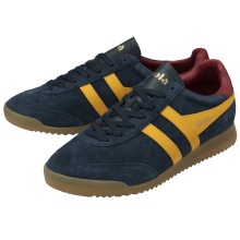 Gola Sneaker Torpedo Wildleder 2025 navyblau/sonnengelb/dunkelrot Herren
