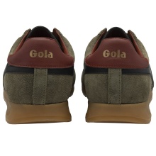Gola Sneaker Torpedo Wildleder 2025 khakigrün/schwarz/rostrot Herren