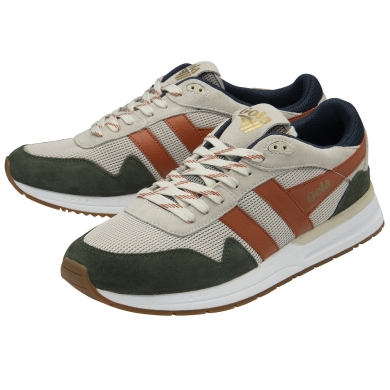Gola Sneaker Delta 2025 offweiss/khakigrün/orange Herren