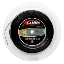 Gamma Live Wire Tour Elite Squash schwarz 110 Meter Rolle