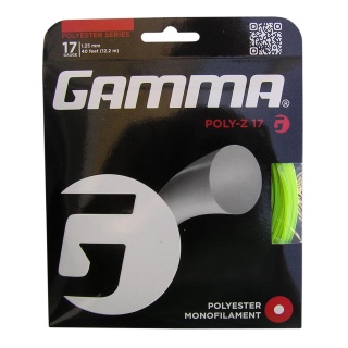 Gamma Poly-Z neongelb Tennissaite
