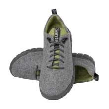 Ganter Sneaker Evo Merinowolle (Merino-Walkloden für guten Klimakomfort) graphitgrau/kiwi Damen