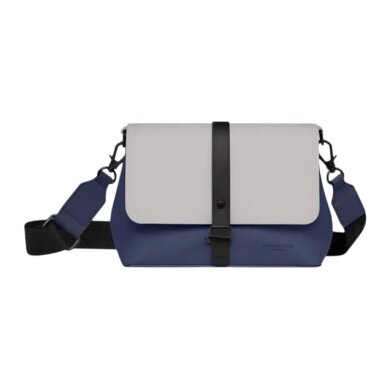Gaston Luga Umhängetasche Spläsh Crossbody Bag (wasserdicht) - dunkelblau/taupe