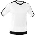 GECO Sport-Tshirt Notos (100% Polyester) weiss/schwarz Herren
