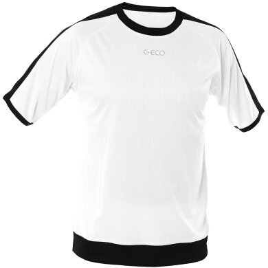 GECO Sport-Tshirt Notos (100% Polyester) weiss/schwarz Jungen