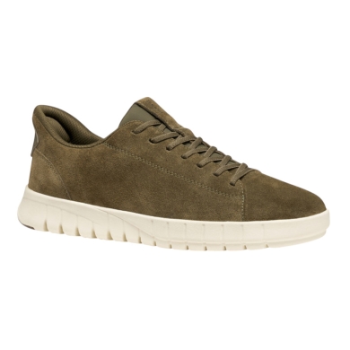 Geox Sneaker Flextride Plus (Veloursleder) khakigrün Herren