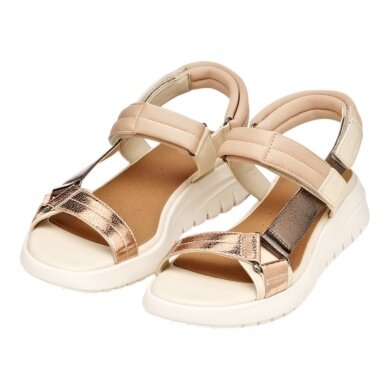 Geox Sandale Flextride beige/gold Damen