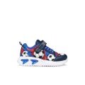 Geox Sneaker Assister Fußball-Motiv dunkelblau/bunt Kleinkinder Jungen