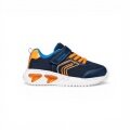 Geox Sneaker Assister marineblau/orange Kleinkinder Jungen