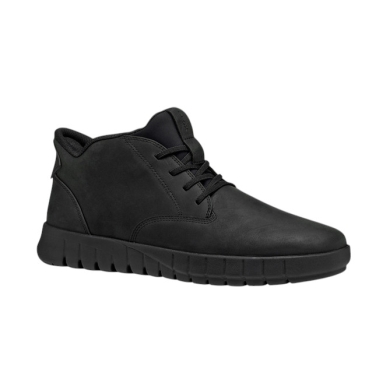 Geox Sneaker Flextride Plus Mid (Leder) schwarz Herren
