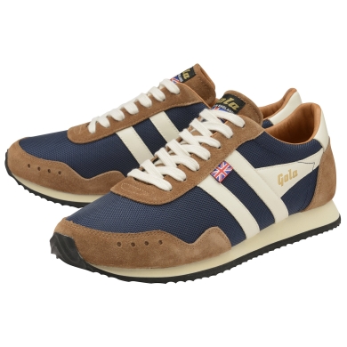 Gola Sneaker Track Mesh 2 317 - Made in England - navyblau/tobacco/offwhite Herren