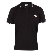 Gola Freizeit-Polo Logo Print (100% Baumwolle) schwarz Herren
