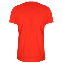 Gola Freizeit-Tshirt Logo Classics Print Ringer (Baumwolle) rot Herren