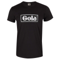 Gola Freizeit-Tshirt Text Box Print (100% Baumwolle) schwarz Herren