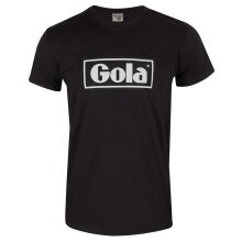 Gola Freizeit-Tshirt Text Box Print (100% Baumwolle) schwarz Herren