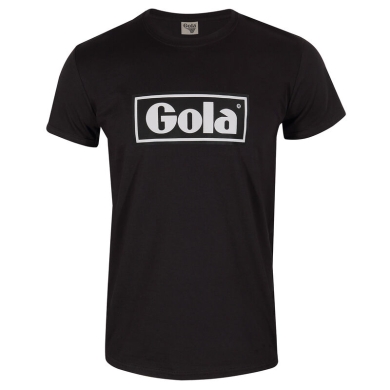 Gola Freizeit-Tshirt Text Box Print (100% Baumwolle) schwarz Herren