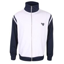 Gola Freizeitjacke Zipped Poly Tricot Colour Block Track Top (Polyester) weiss/navyblau Herren