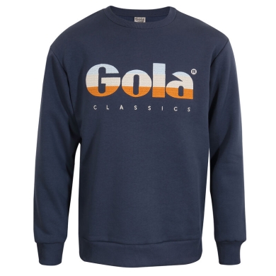Gola Pullover Logo Print Sweatshirt navyblau Herren