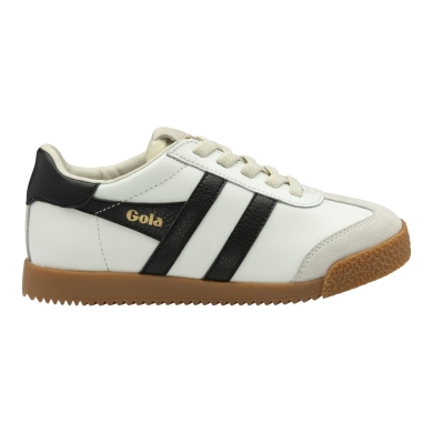 Gola Sneaker Elan 2026 (Wildleder, Schnürverschluss) weiss/schwarz Kinder