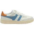 Gola Sneaker Falcon Leder 2026 weiss/blau/apricot Damen