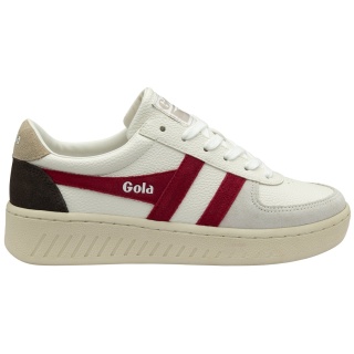 Gola Sneaker Grandslam Trident 2026 weiss/rot/grau Damen