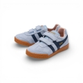 Gola Sneaker Harrier 2026 (Wildleder, Klettverschluss) hellblau/navy/chalkpink Kinder