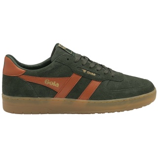 Gola Sneaker Hawk '86 2026 (Wildleder) khakigrün/orange/gum Herren