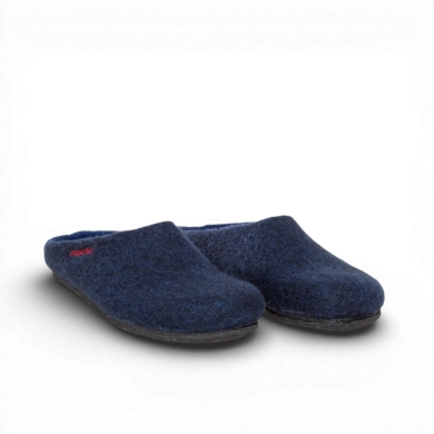Gottstein Hausschuhe Magicfelt 709 (100% Wolle) navyblau (Größe 36-42)