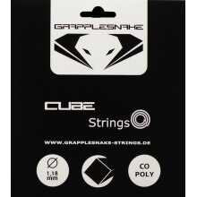 Besaitung mit Tennissaite Grapplesnake Cube 1.18 (Haltbarkeit+Spin) schwarz