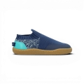 Groundies Barfussschuhe Sneaker Nara (Strickmaterial, Zero Drop, anatomisch Zehenbox) navyblau Kinder