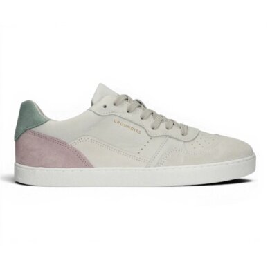 Groundies Sneaker Nova (Zero Drop, Veloursleder) beige/pink Damen