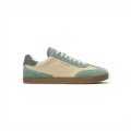 Groundies Sneaker Panama (Zero Drop, breite Zehenbox) beige/mintgrün Damen