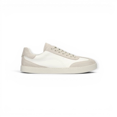 Groundies Sneaker Panama (Veloursleder/Nappaleder) beige/weiss Damen