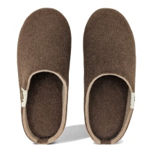 Gumbies Hausschuhe Slipper chocolatebraun/cream