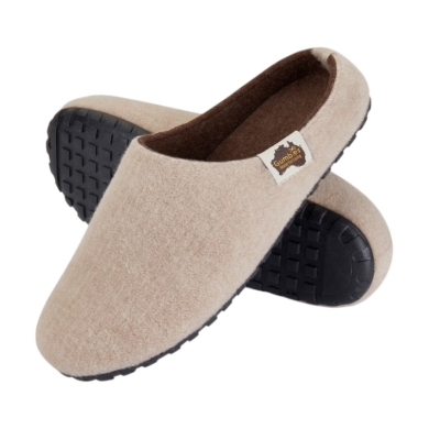 Gumbies Hausschuhe Slipper beige/braun