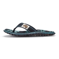 Gumbies Zehensandalen Original Flip Flops Dotty blau/anthrazitgrau