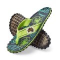 Gumbies Zehensandalen Original Flip Flops Lime Hibiscus limegrün