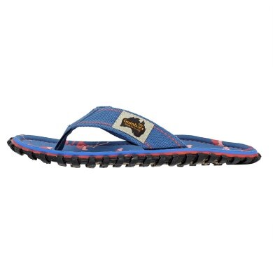 Gumbies Zehensandalen Original Flip Flops Flamingo blau Damen
