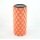 HMS Fitness Massagerolle FS107 (EVA-Schaum, für Ganzkörpertraining, Massage-Noppen) orange - 1 Stück