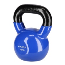 HMS Fitness Kugelhantel Kettlebell KNV10 blau/schwarz 10,0kg - 1 Stück -